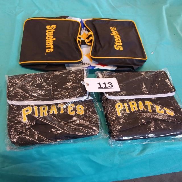 Pittsburgh Steelers and Pirates Duffle Bags