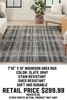 7'10"x10' Nourison Area Rug