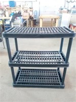 Three Tiered Shelving Unit Measures 36" x 17.5" x