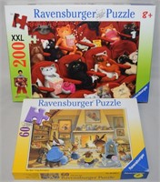 (2) Ravensburger Jigsaw Puzzles: Cats & Rabbits