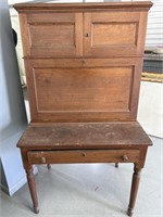 Antique Wooden Secretary Desk