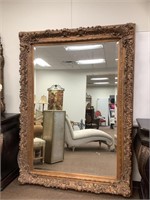 Magnificent bronze framed Floor mirror