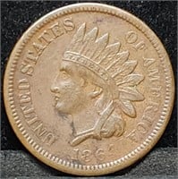 1864 Indian Head Cent, High Grade Coin!