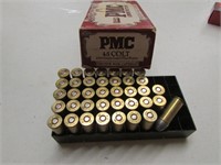 38 rounds of 45 colt bullets