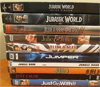 10 Lightly Used DVD's