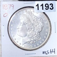 1879-O Morgan Silver Dollar CHOICE BU
