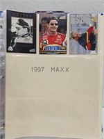 Estate Lot of Vintage Nascar Cards in Binder