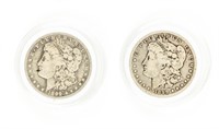 Coin 2 Morgan Silver Dollars 1899-O