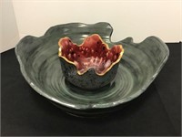 Two Unique Artisan Pottery Bowls