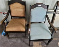 VINTAGE ARM CHAIR UPHOLSTERED