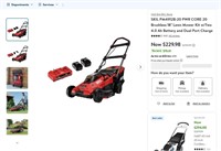 B3656  SKIL 18" Brushless Lawn Mower Kit