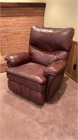 Very Nice Brown Leather Recliner