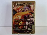 Rare Pokemon Gold Foil Charizard V