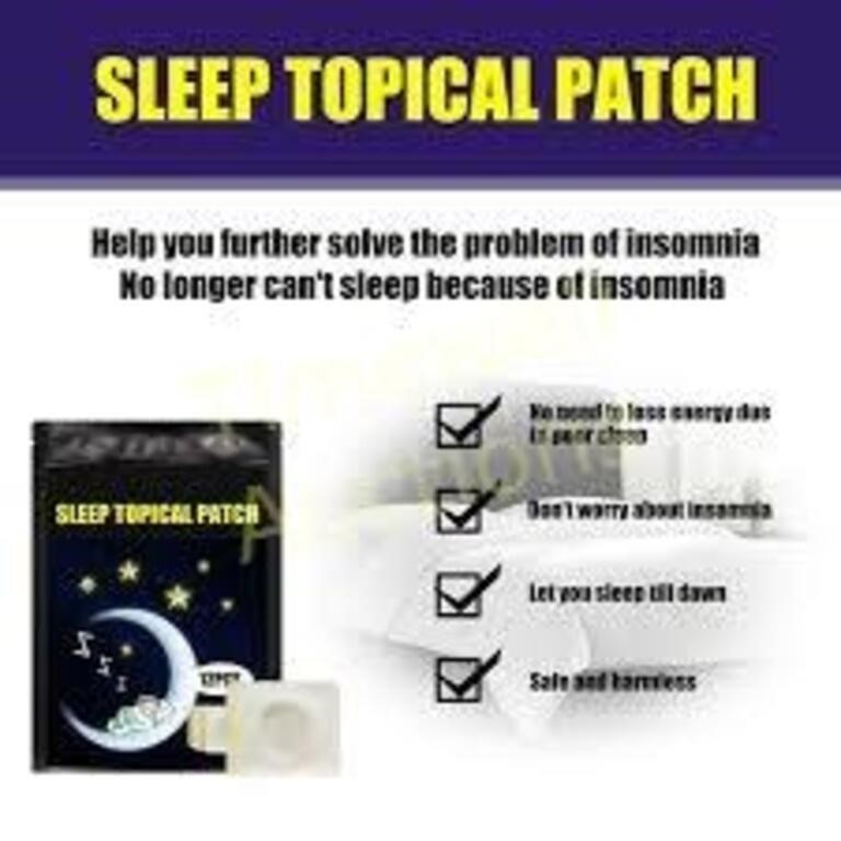 Trianu 12Pcs Natural Deep Sleep Patches