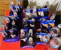 Vintage Pepsi Glass Bottle Lot w/ Cartons