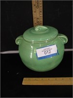 Vintage Jar with lid- has line on lid