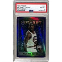 1995 Finest Refractor Michael Jordan Psa 8