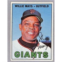 1967 Topps Willie Mays Nice Condition