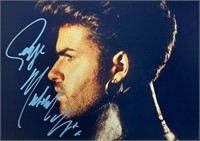 Autograph COA George Michael Photo