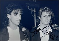 Autograph COA George Michael Photo