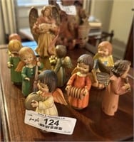 Wood Carved Angels