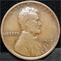 1913-D Lincoln Wheat Cent Nice