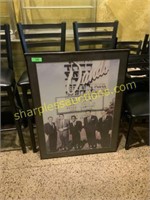 the Rat Pack Sand's poster framed