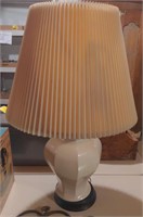(G) Porcelain Lamp measuring 17" diameter 27"