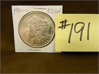 1900o Morgan Silver Dollar MS64