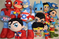 DC & Marvel Super Hero Plush Lot