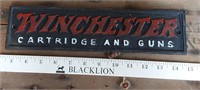Cast Iron Winchester Sign