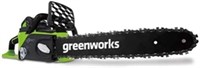 Greenworks 40V 14-inch Cordless Chainsaw, Battery