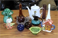 Misc Decor Glass Floats Teapots Vases
