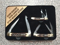 Schrade Uncle Henry three-piece knife set