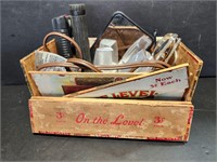 Wooden cigar box and more