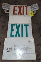 Exit Signs (bidding 1xqty)