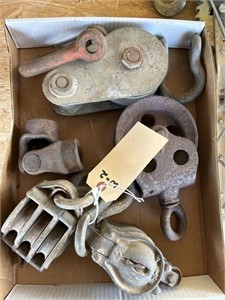 Assorted pulleys