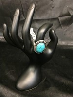 TURQUOISE  RING / JEWELRY / SIZE 8