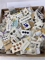 Massive Collection of Vintage Buttons on Cards