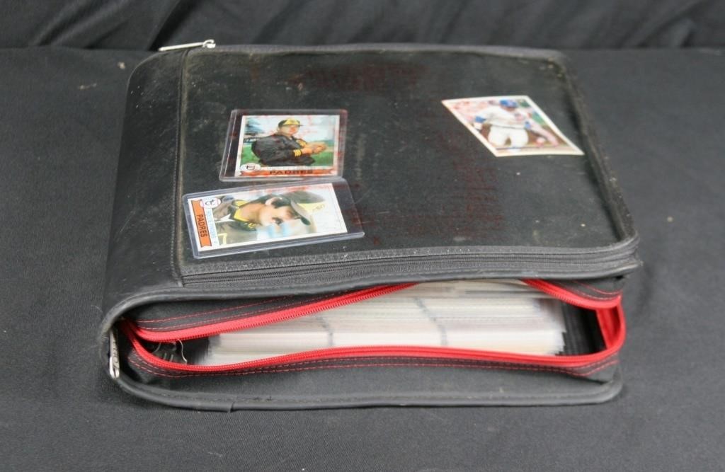 Binder full of Baseball Cards