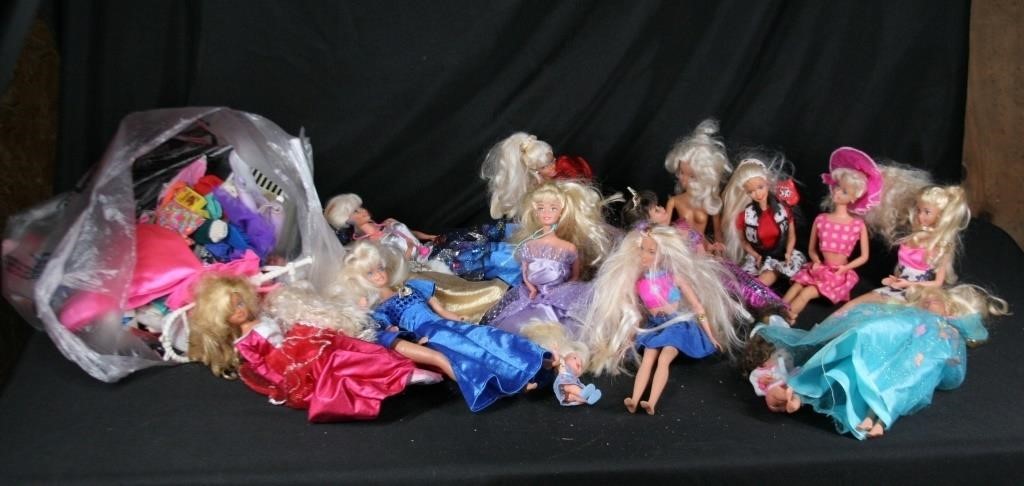 Barbie Dolls and Clothes