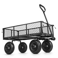 N4696  SEJOV Steel Garden Cart, 10" Tires