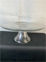 10-3/4'' Glass Footed Cake Stand
