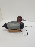 Vtg. Red-Headed Drake Duck Decoy