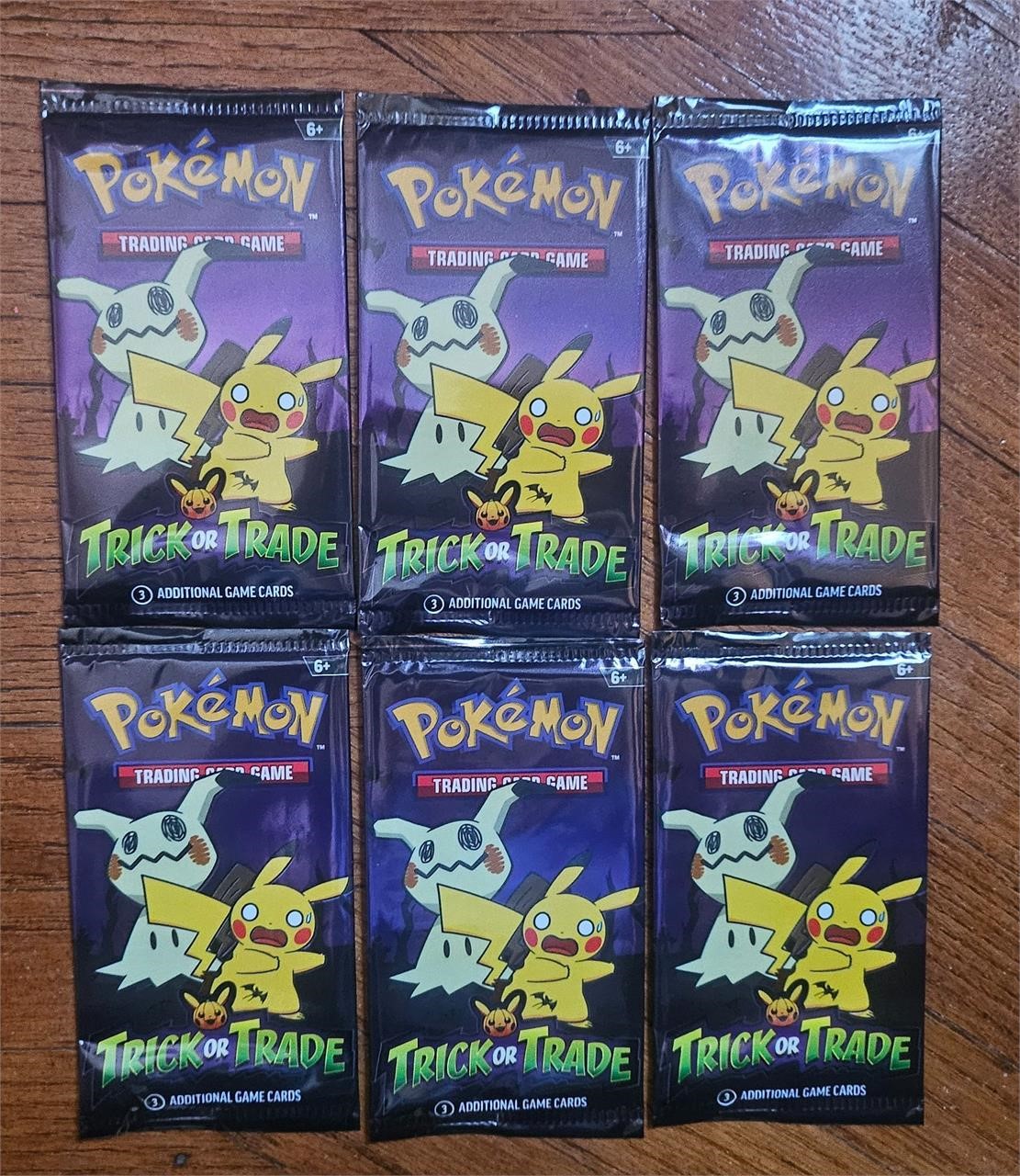 Pokemon Trick or Trade Booster Packs x 6