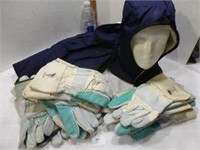 NEW 5 Hard Hat Hoods / 7 Gloves