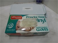 NEW Disposable Gloves Large 100 Ea Box - qty 2