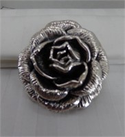 Sterling silver Rose Pendant