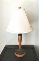 Wood Base Desk Lamp