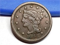 OF) 1848 us large cent